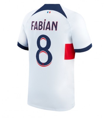 Paris Saint-Germain Fabian Ruiz #8 Udebanetrøje 2023-24 Kort ærmer